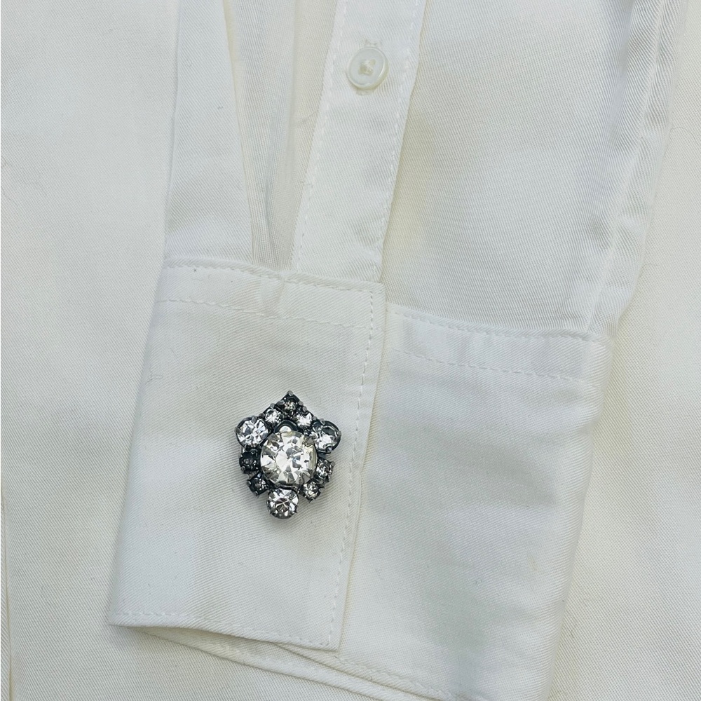 Pair Button Covers | Upcycled Vintage | Handmade